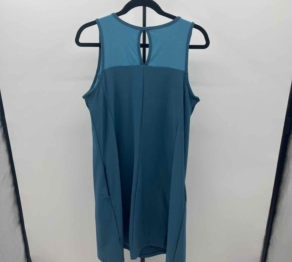 Mondetta Women's Size 14 Blue Solid Dress