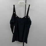 Nicole Miller Women's Size 3X Black Solid Swimsuit - Separate