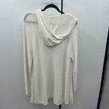JJill Women's Size 2X White Solid Cardigan