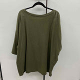 Torrid Women's Size 4X Olive cutouts Short Sleeve Shirt