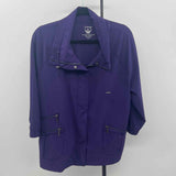 Chico's Women's Size L Purple Solid Jacket