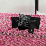 Colette Mordo for SADIMARA Women's Size L Pink Sequins Sweater