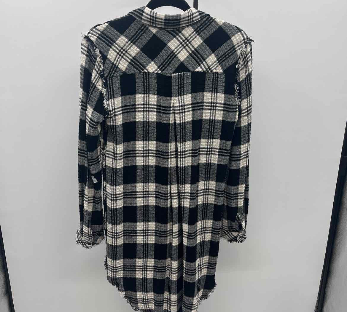Cloth & Stone Women's Size 2 Black Plaid Dress