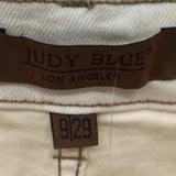 Judy Blue Women's Size 8 Ivory Solid Jeans