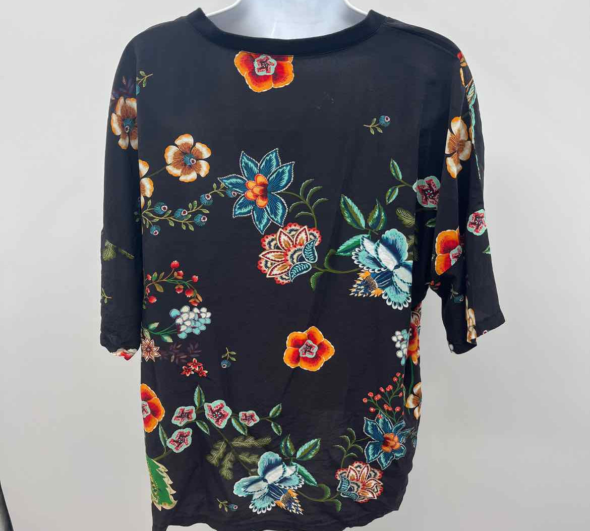 Johnny Was Women's Size 14 Black Floral Dress Set