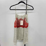 THML Women's Size XL Ivory Spotted Tank