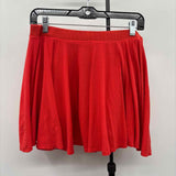 Daily Practice Women's Size 10 Red Solid Skirt