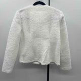 Carole Wren Women's Size M White Textured Jacket