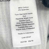 Talbots Women's Size L Black Stripe Long Sleeve Shirt