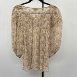Lil Women's Size M Green Paisley Long Sleeve Shirt