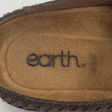 Earth Women's Shoe Size 8W Taupe Solid Mules