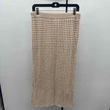 Steve Madden Women's Size 14 Beige Open Weave Skirt