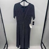 MSK Women's Size 14 Navy Shimmer Dress