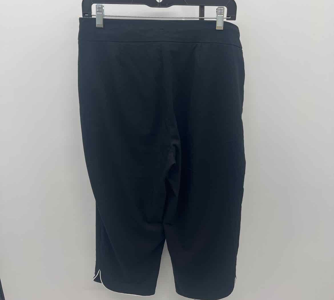Chico's Women's Size 8 Black Solid Capris