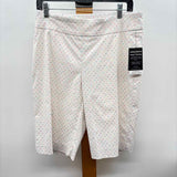 Counterparts Women's Size 10 White Polka Dot Shorts