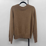 quince Women's Size L Caramel Solid Sweater