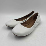 Lucky Brand Women's Shoe Size 8 White Solid Flats