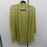 Chico's Women's Size M Green Solid Cardigan