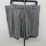 Lane Bryant Women's Size 18 Charcoal Stripe Shorts