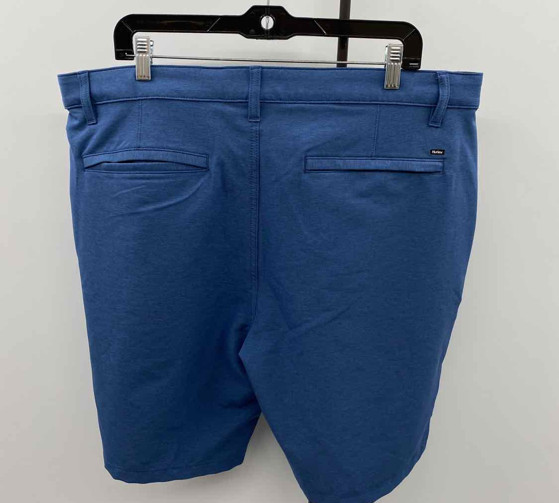 Hurley Men's Size 38 Blue Solid Shorts