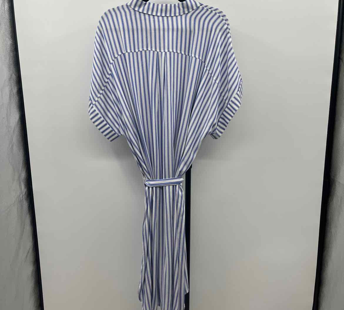 Maurice's Women's Size 24 Blue Stripe Dress