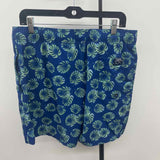 Coastal Revolution Men's Size L Blue Leaf Swim Trunks