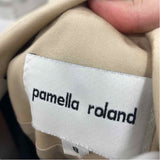 Pamella Roland Women's Size S Tan Solid Jacket