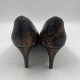 Cole Haan Women's Shoe Size 9 Brown Snakeskin Heels