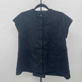 Athleta Women's Size M Black Solid Short Sleeve Shirt