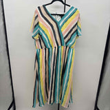 Lane Bryant Women's Size 18 Multi-Color Stripe Dress