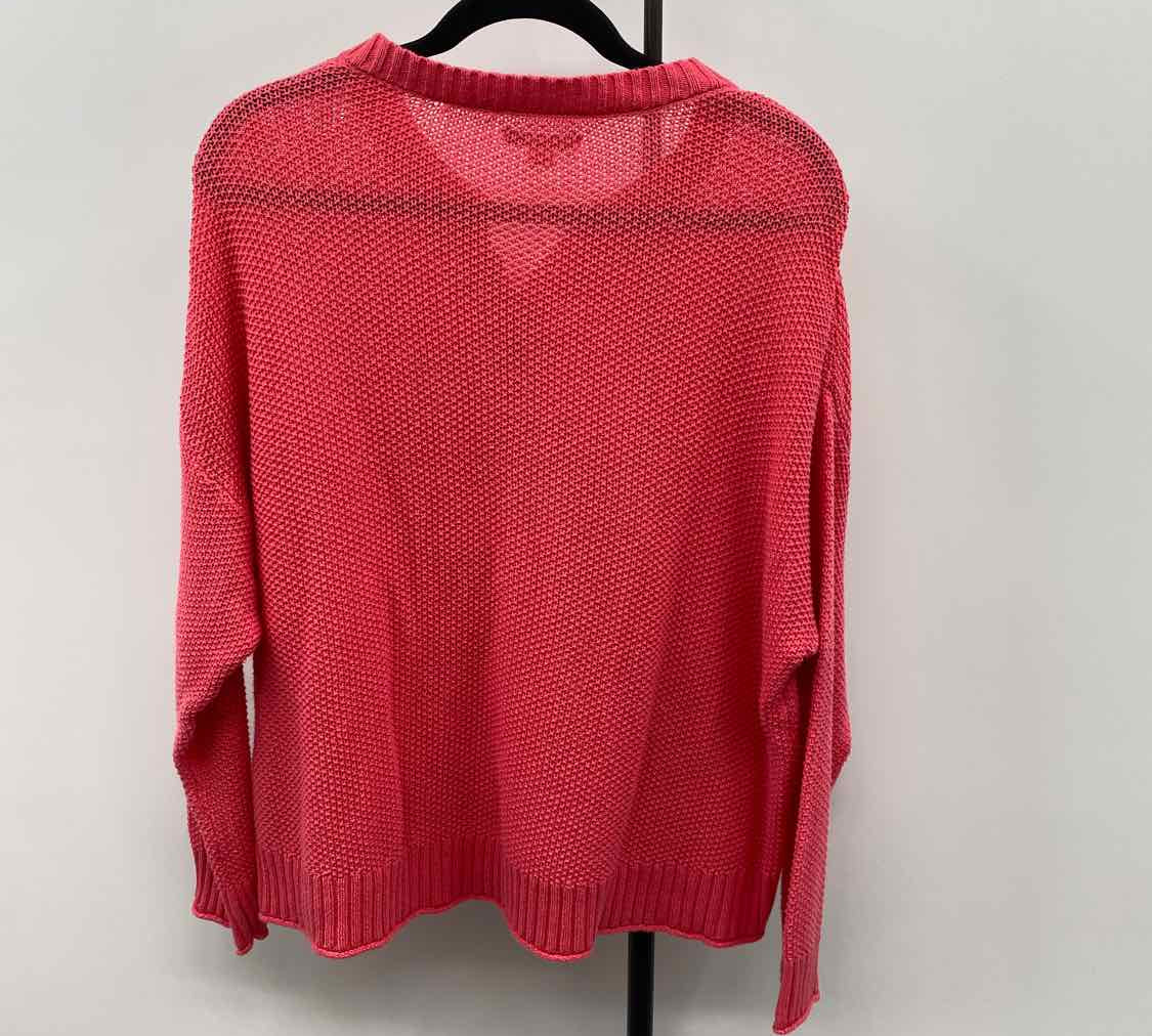 American Eagle Junior's Size XL Pink Textured Sweater