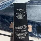 BCBG Women's Size 6 Blue Distressed Jeans