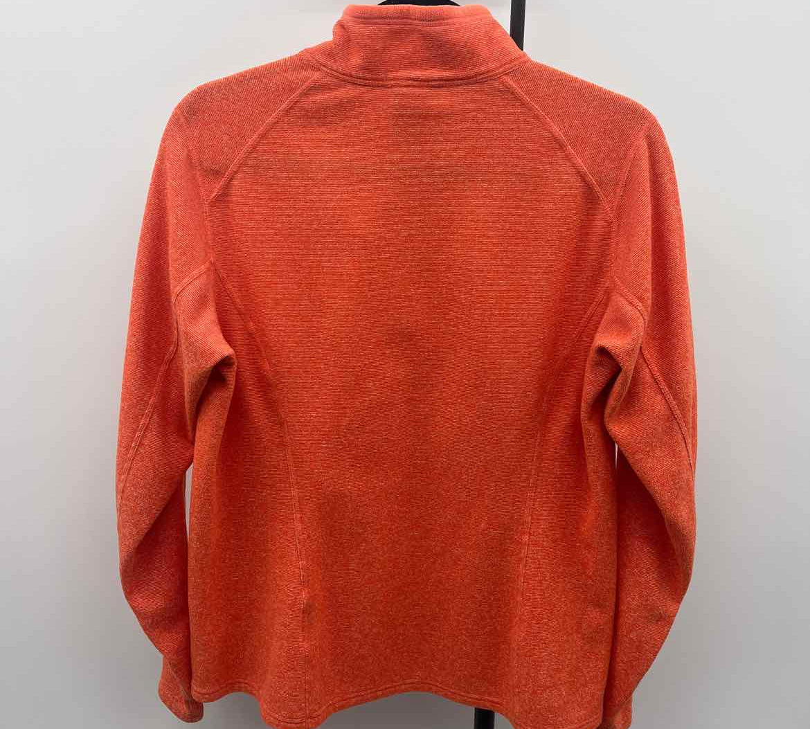 The North Face Women's Size L Orange Solid Long Sleeve Shirt