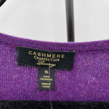 Charter Club Women's Size XL Purple Solid Sweater