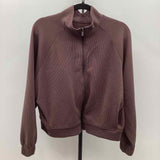 Target Women's Size L Brown Ribbed Jacket