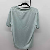 Quicksilver Women's Size L Green Textured Short Sleeve Shirt