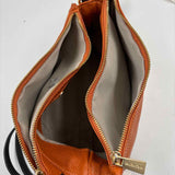 Valentina Women's Orange Luxe pebbled Purse