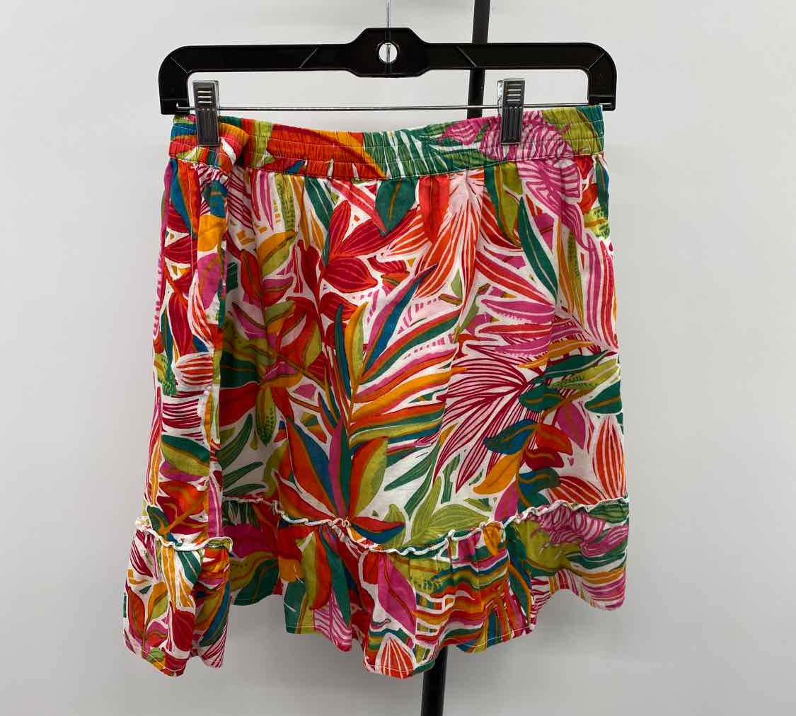 C&C California Women's Size 14 Multi-Color Floral Skirt