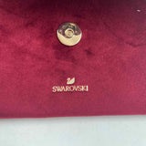 Swarovski Women's Maroon Solid Purse