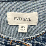 Evereve Women's Size XS Blue Solid Jacket