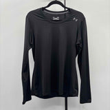 Under Armour Women's Size L Black Solid Long Sleeve Shirt