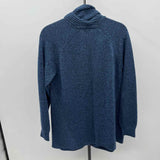 LL Bean Women's Size L Blue Heathered Cardigan
