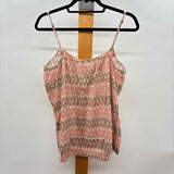 Banana Republic Women's Size M Ivory Leaf Tank