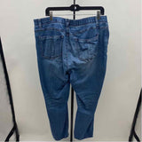 Democracy Women's Size 14 Blue Solid Jeans