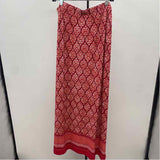 Chico's Women's Size 12 Red Damask Skirt