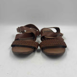 SO Women's Shoe Size 7 Caramel Woven Sandals