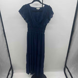 Max Studio Women's Size 14 Navy Textured Dress
