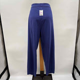 Eileen Fisher Women's Size LP Blue Solid Pants