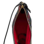 Interior DOONEY & BOURKE Black Tartan Plaid BAGUETTE Shoulder Bag Purse