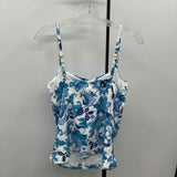 La Blanca Women's Size 12 Teal Floral Swimsuit - Separate